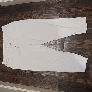Jane & Delancey White Jogger  Sleep Pants Sz L -very soft